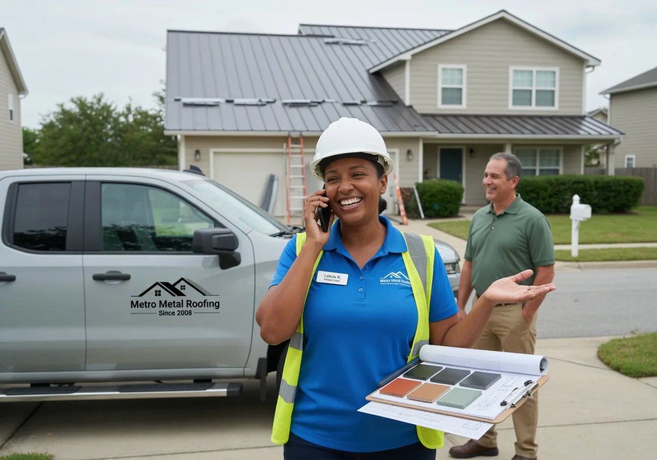 Metal Roof Repair in Sharon Center, OH
