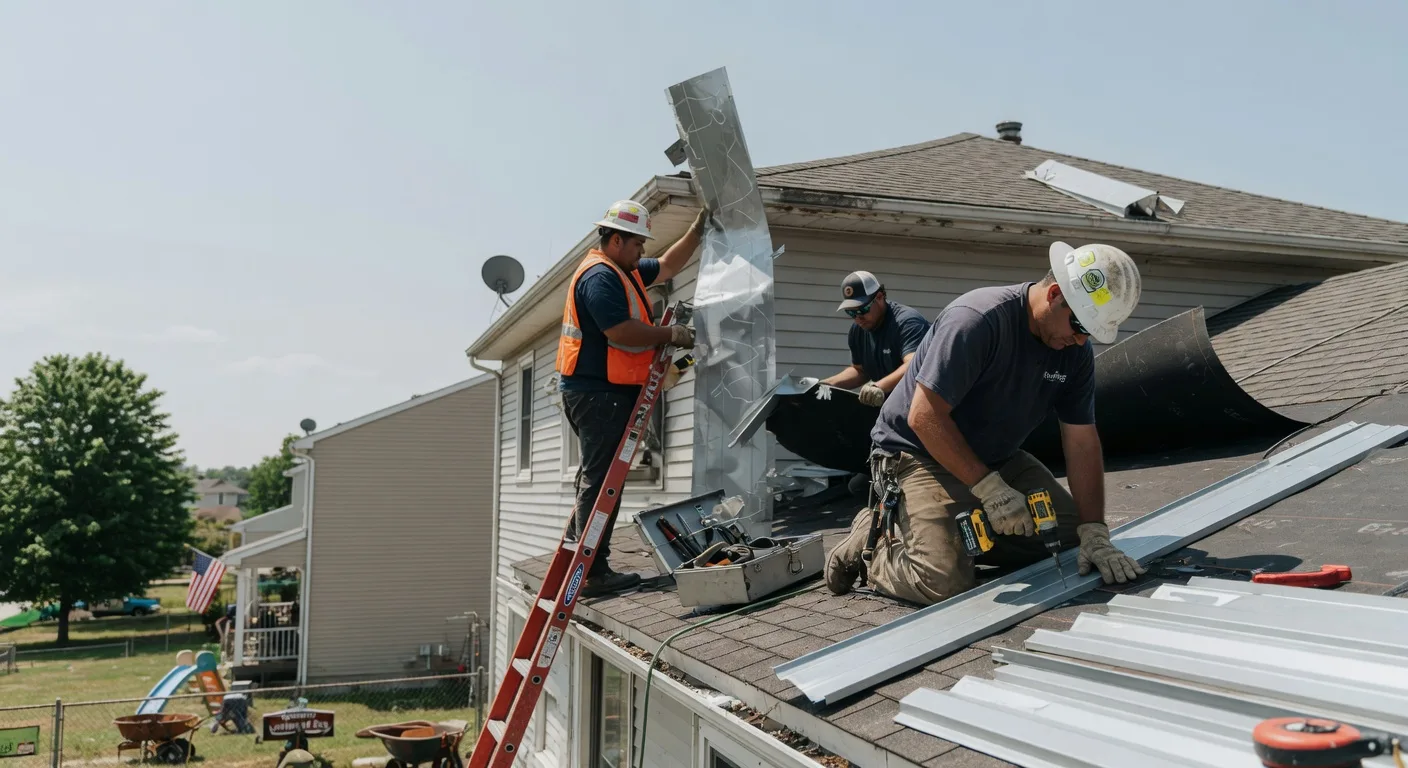 Metal Roof Repair in Sharon Center, OH